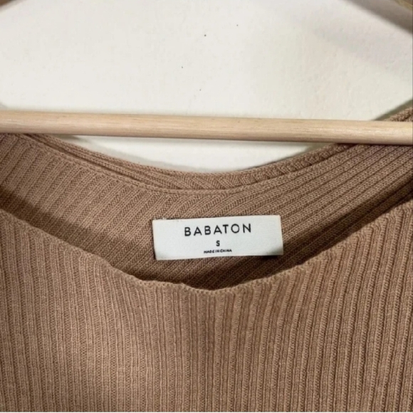 Beige Crew Neck Sweater - Picture 2 of 6
